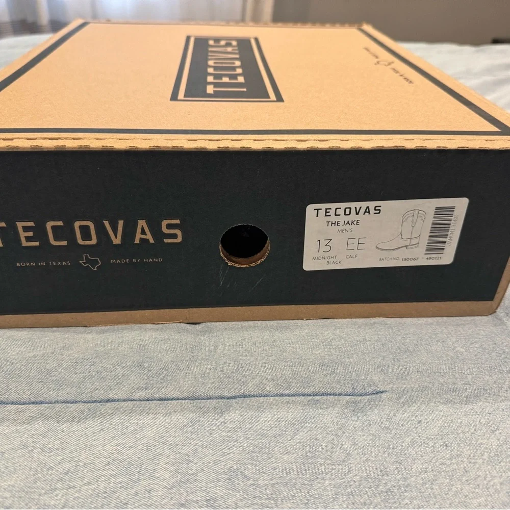 Tecovas Black Leather Men's Boots